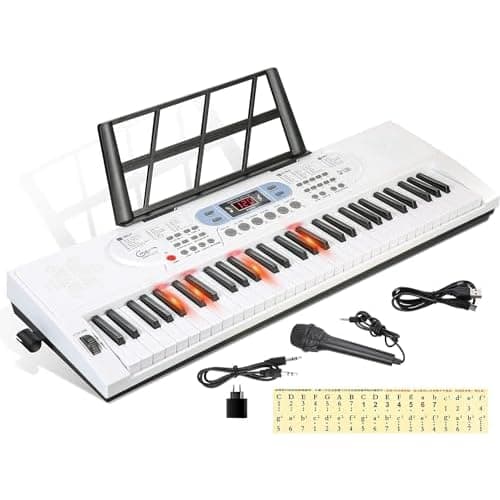 Piano enfant 61 touches Hricane avec microphone