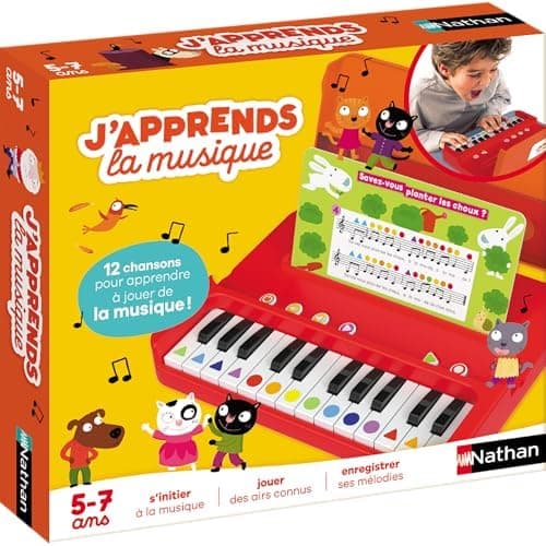 Piano éducatif enfant Nathan – J’apprends la musique dès 5 ans