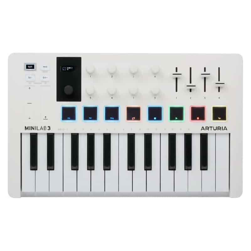 Arturia MiniLab 3 – Clavier maître compact 25 touches USB-C