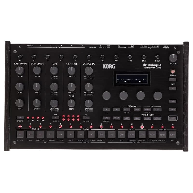 Korg Drumlogue – Boîte à rythmes hybride