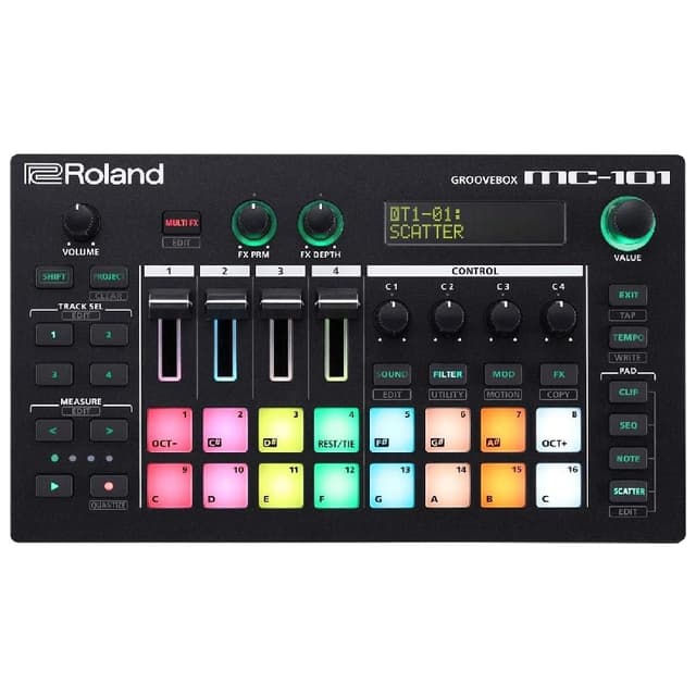 Roland MC-101 – Groovebox portable 4 pistes