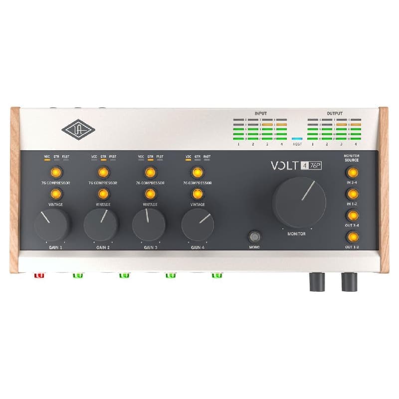 Universal Audio Volt 476P – Interface audio 4 entrées micro / 4 sorties