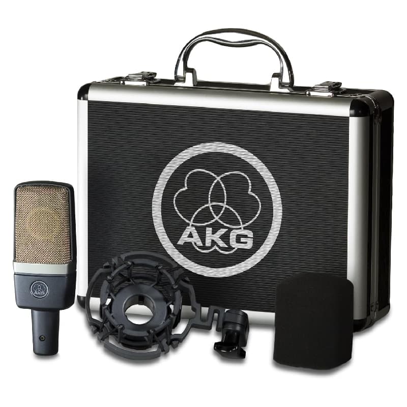 AKG C214 Paire Stéréo – Set de deux micros cardioïdes appairés