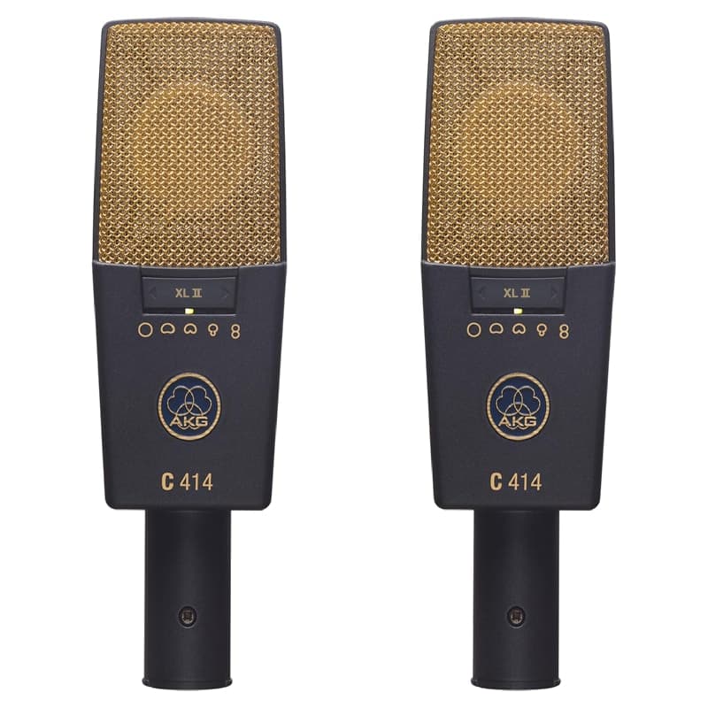 AKG C414 XLII Paire Stéréo – Set de deux micros condensateurs