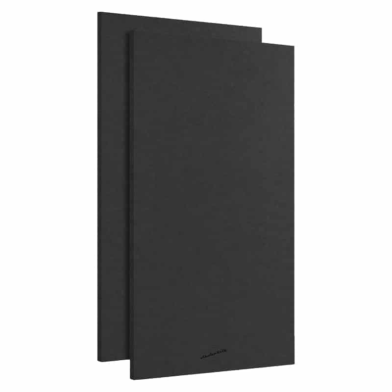 AudioSilk Panneau acoustique large x2 116 x 58 cm noir