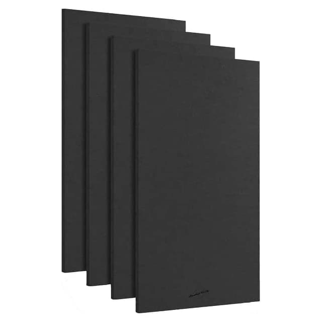 AudioSilk Panneaux acoustiques x4 116 x 58 cm noir