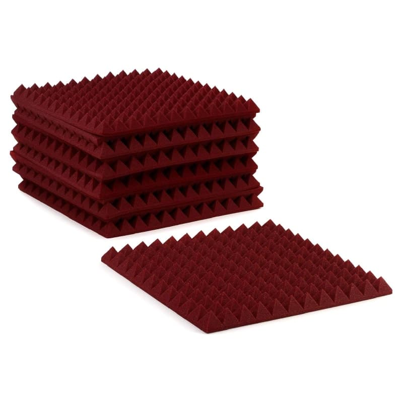 Auralex Studiofoam Pyramids – lot de 12 panneaux acoustiques