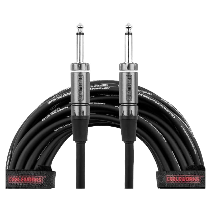 Gator GCWC-INS-20 – Câble instrument 6 m droit