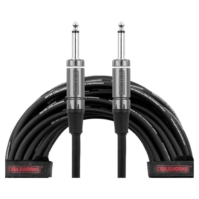 Gator GCWC-INS-20 – Câble instrument 6 m droit