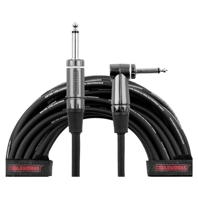 Gator GCWC-INS-20RA – Câble instrument 6 m droit/coudé