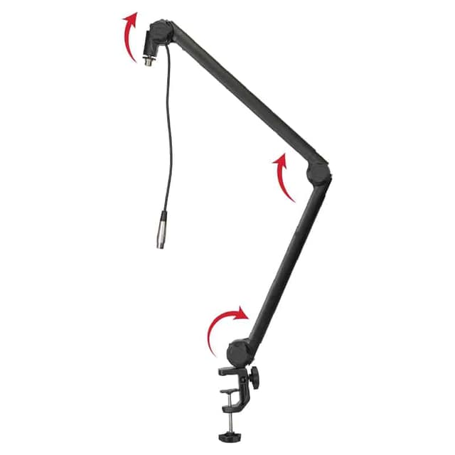 Gator GFWMICBCBM3000 – Bras de micro articulé à pince deluxe