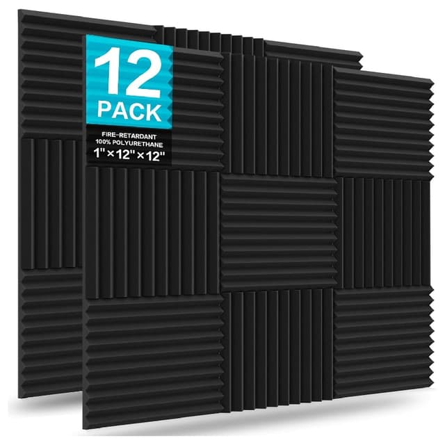 JBER panneaux acoustiques 30x30x5 cm lot de 12