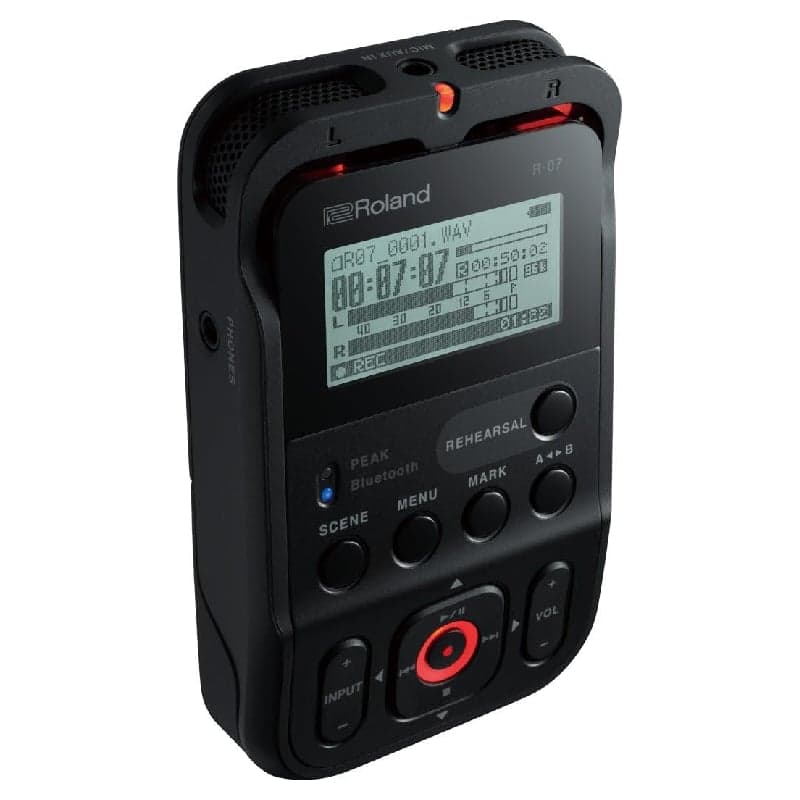 Roland R-07 – Enregistreur audio numérique portable Bluetooth