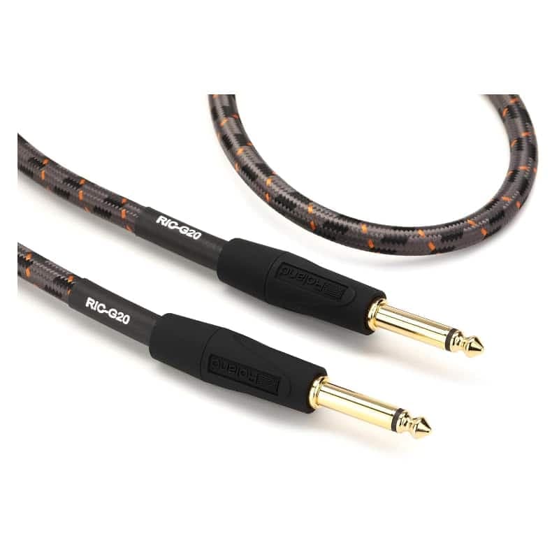 Roland RIC-G20 câble instrument Gold Series 6 m