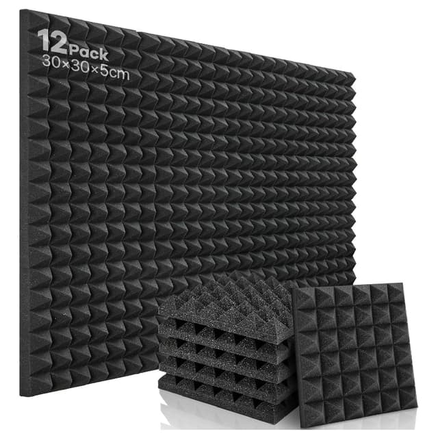 Soundsbay Bass Trap panneaux mousse (lot de 12)