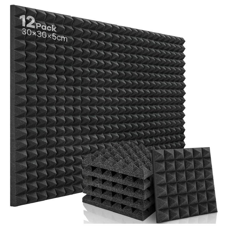 Soundsbay Bass Trap panneaux mousse (lot de 12)
