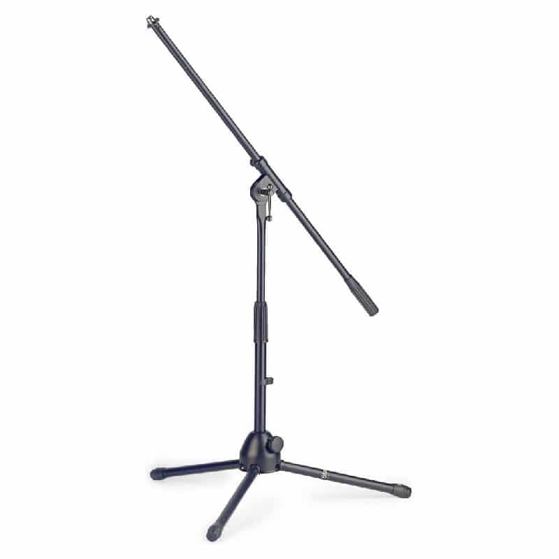 Stagg MIS-0804BK – Pied de micro bas à embase pliable