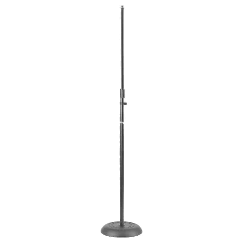 Stagg MIS-1120BK – Pied de micro droit à embase ronde
