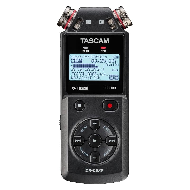 Tascam DR-05X – Enregistreur stéréo portable USB 2×2