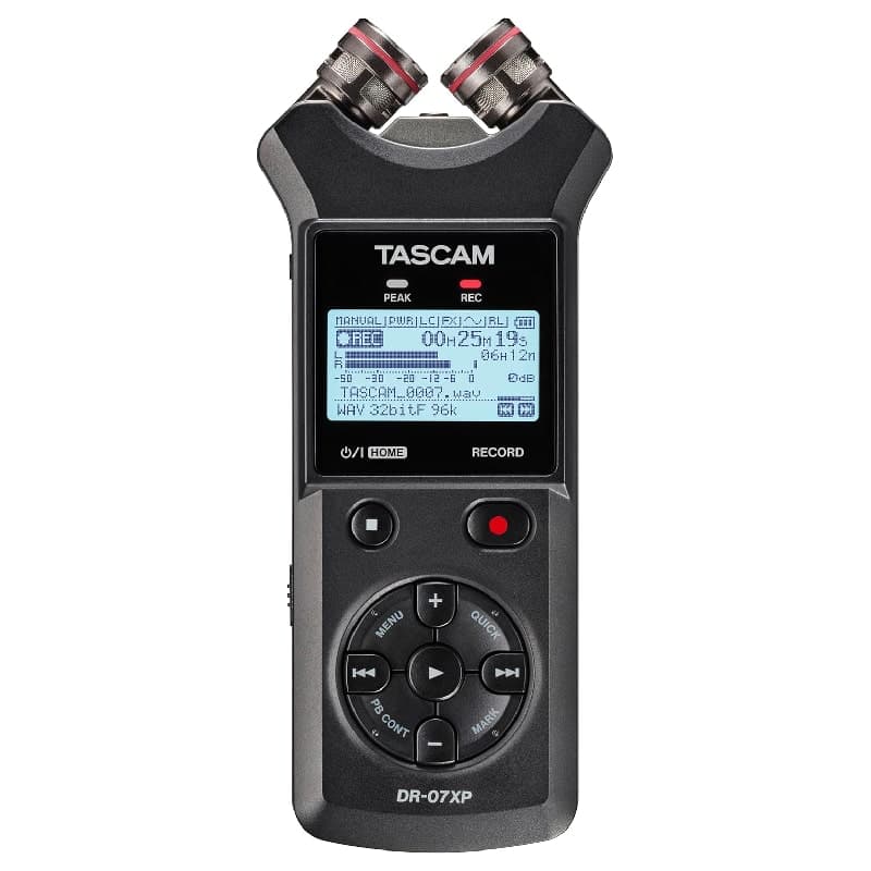 Tascam DR-07XP – Enregistreur pro 32-bit float portable