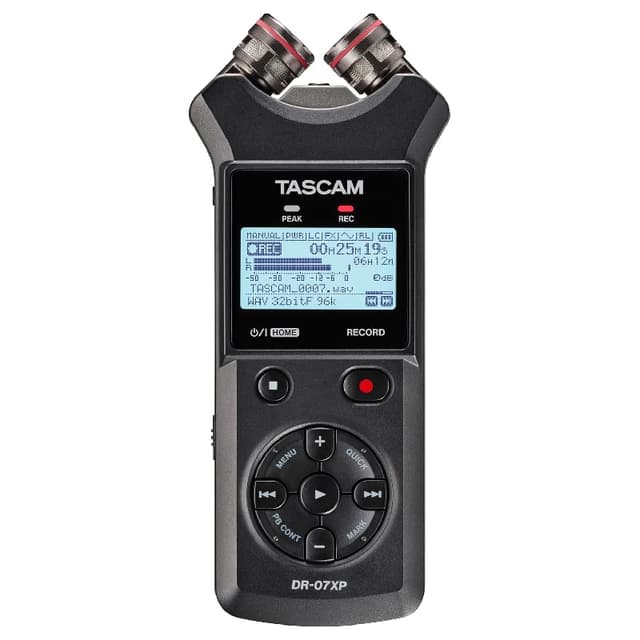 Tascam DR-07XP – Enregistreur pro 32-bit float portable