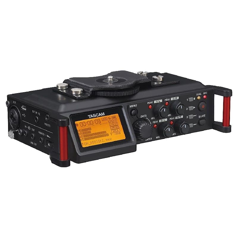 Tascam DR-70D – Enregistreur 4 pistes compact pour caméra