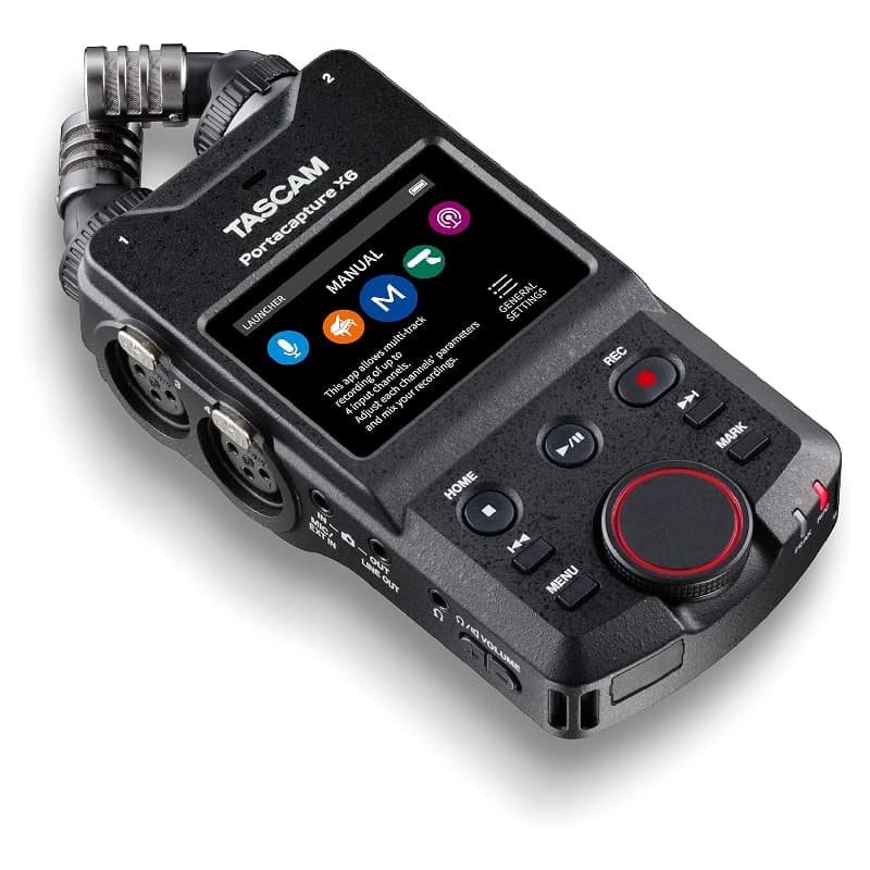 Tascam Portacapture X6 – Enregistreur 6 pistes 32-bit float