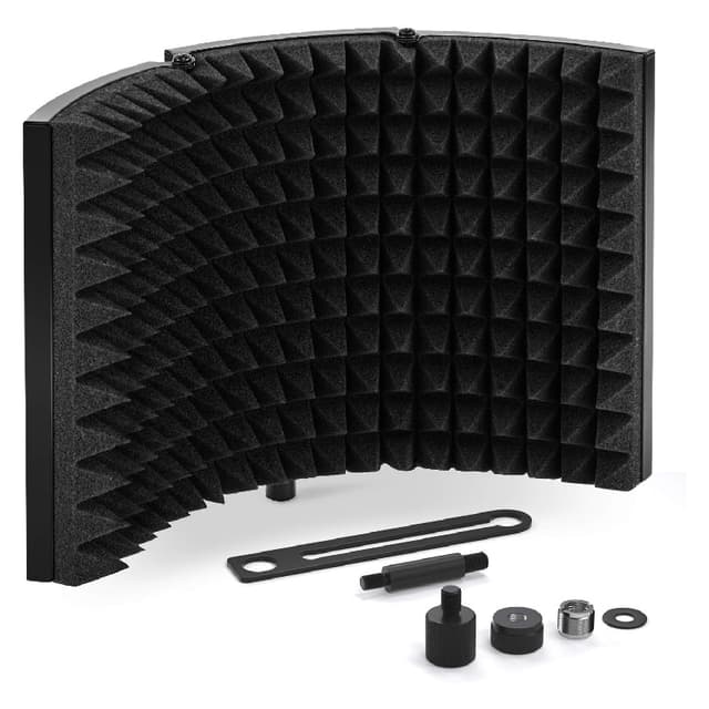 Tonor Micro Isolation Shield – Filtre d’isolement vocal home studio