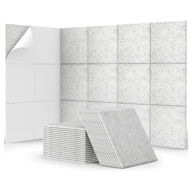 Tonor panneaux acoustiques 48 pièces 30×30 cm