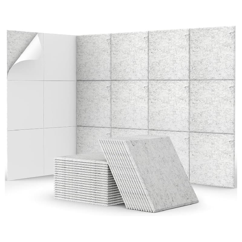 Tonor panneaux acoustiques 48 pièces 30×30 cm