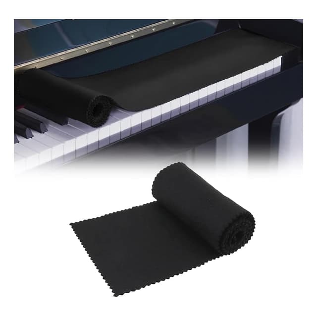 Cache-touches anti-poussière lavable 88 touches en velours