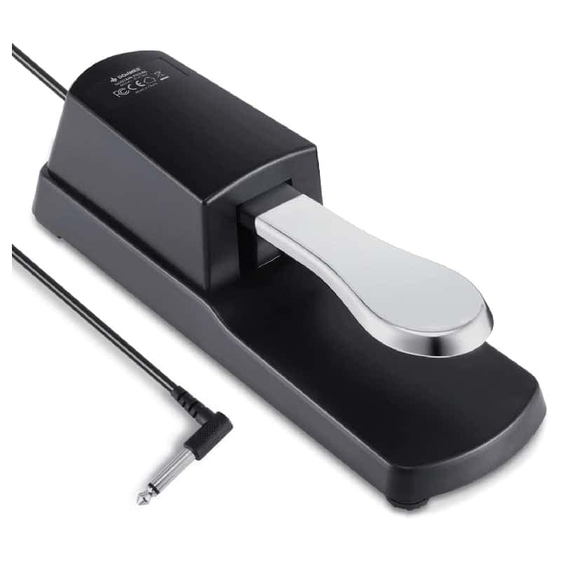 Donner DSP-001 – Pédale de sustain universelle pour clavier et piano numérique