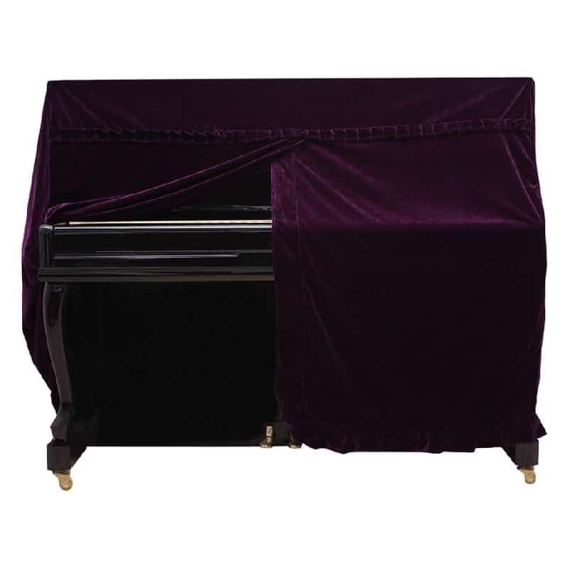 Housse de protection en velours pour piano droit