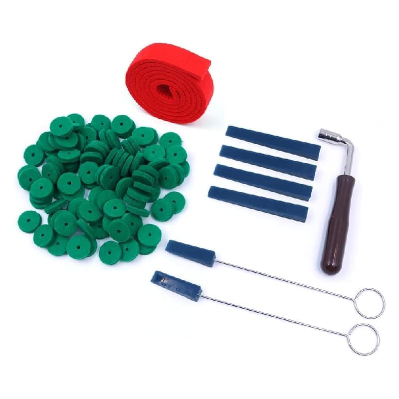 Kit d’accordage piano – Marteau d’accord, sourdines et feutres