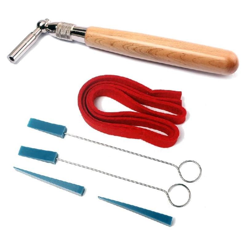 Kit sourdines de piano professionnelles + marteau d’accordage