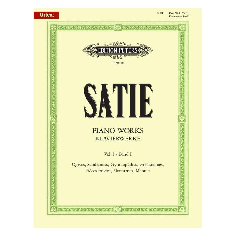 Klavierwerke 1 Piano Erik Satie