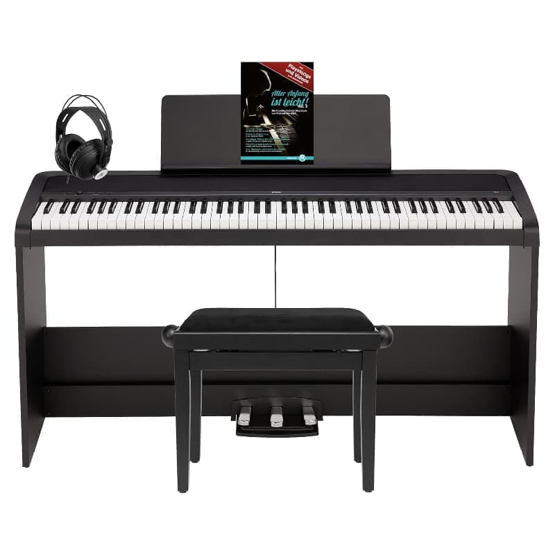 Korg B2SP BK – Piano droit numérique 88 touches triple pédale