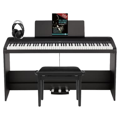 Korg B2SP BK – Piano droit numérique 88 touches triple pédale