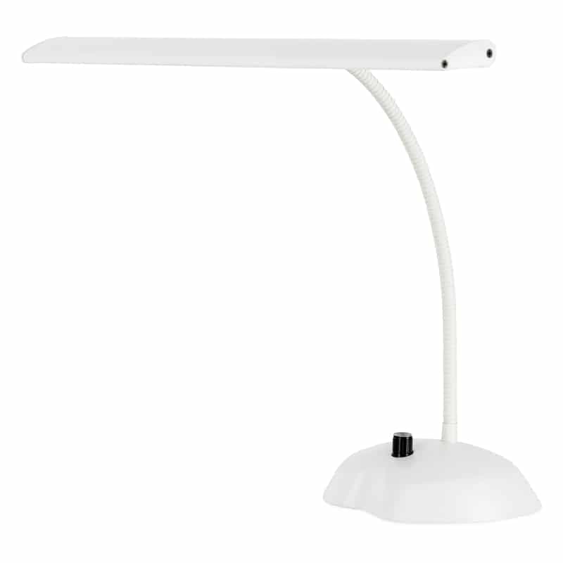 Lampe de piano Classic Cantabile dimmable 36 LED – blanche
