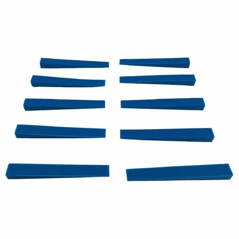 Lot de 10 sourdines d’accordage pour piano