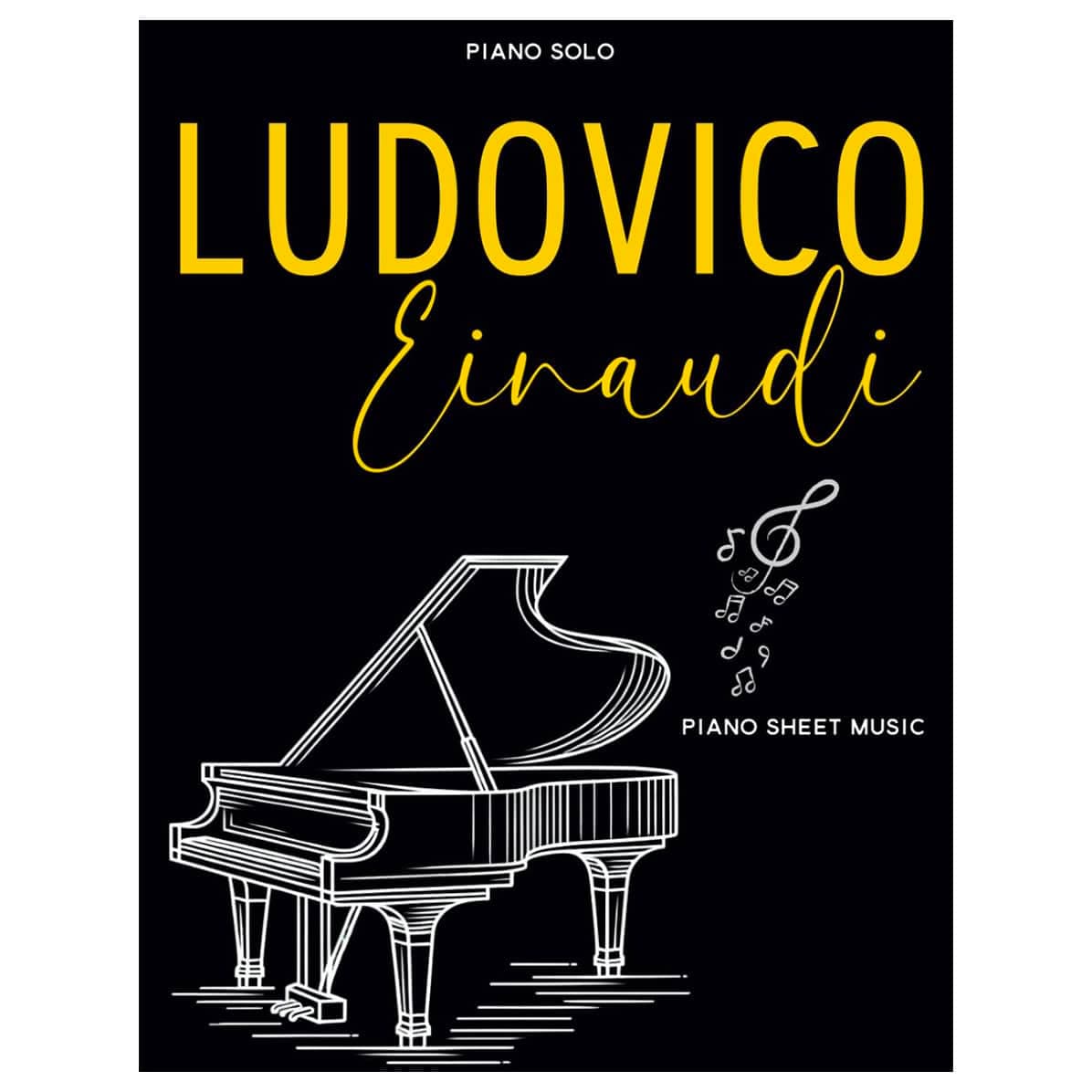 Ludovico Einaudi – Partitions pour piano : Recueil de 40 superbes morceaux pour piano solo