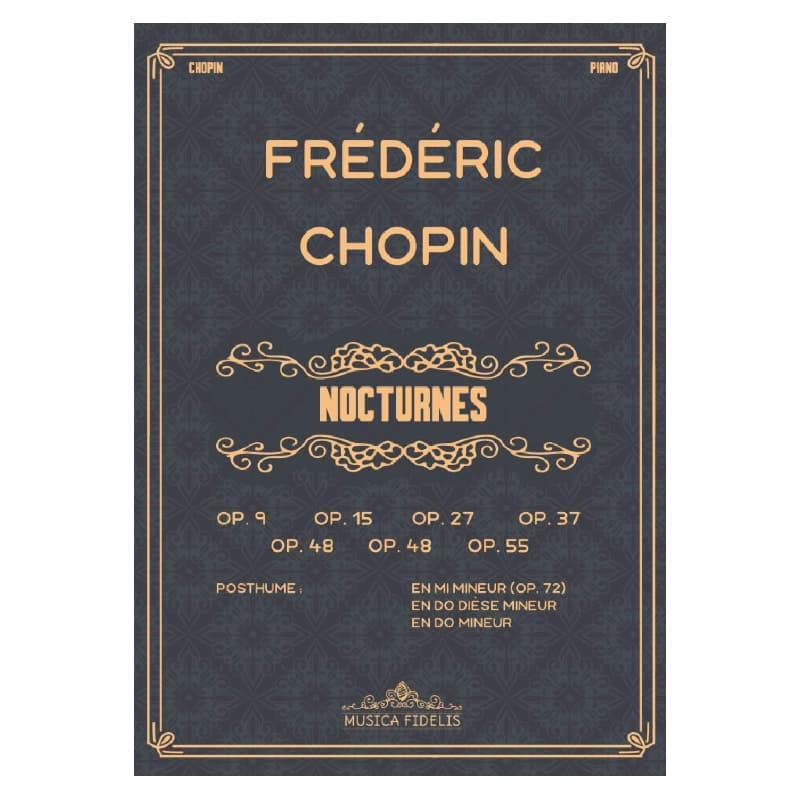 Nocturnes de Chopin partitions pour piano