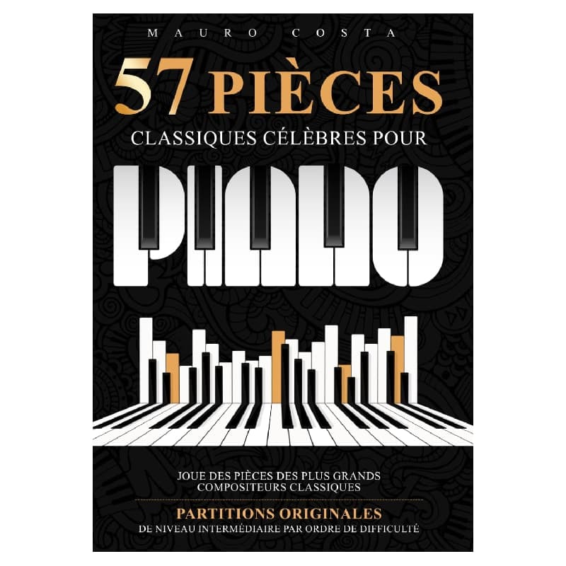 Partitions Classiques Piano 57 Pièces Niveau Intermédiaire