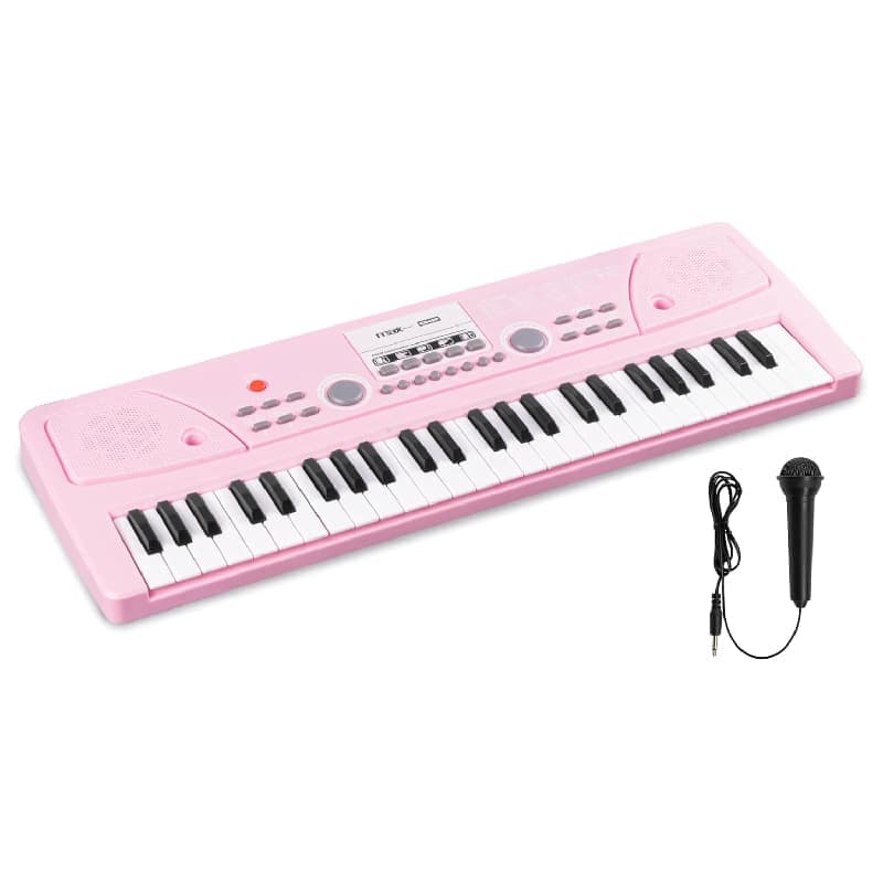 Piano enfant 49 touches avec microphone et haut-parleurs