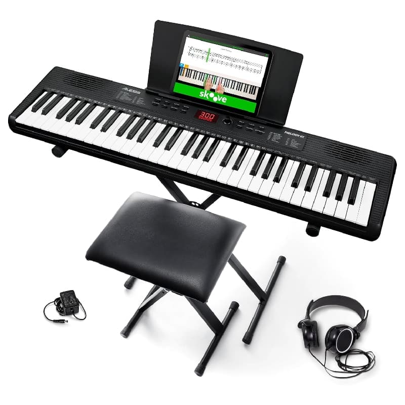 Piano enfant 61 touches Alesis – Piano, support, banc et casque
