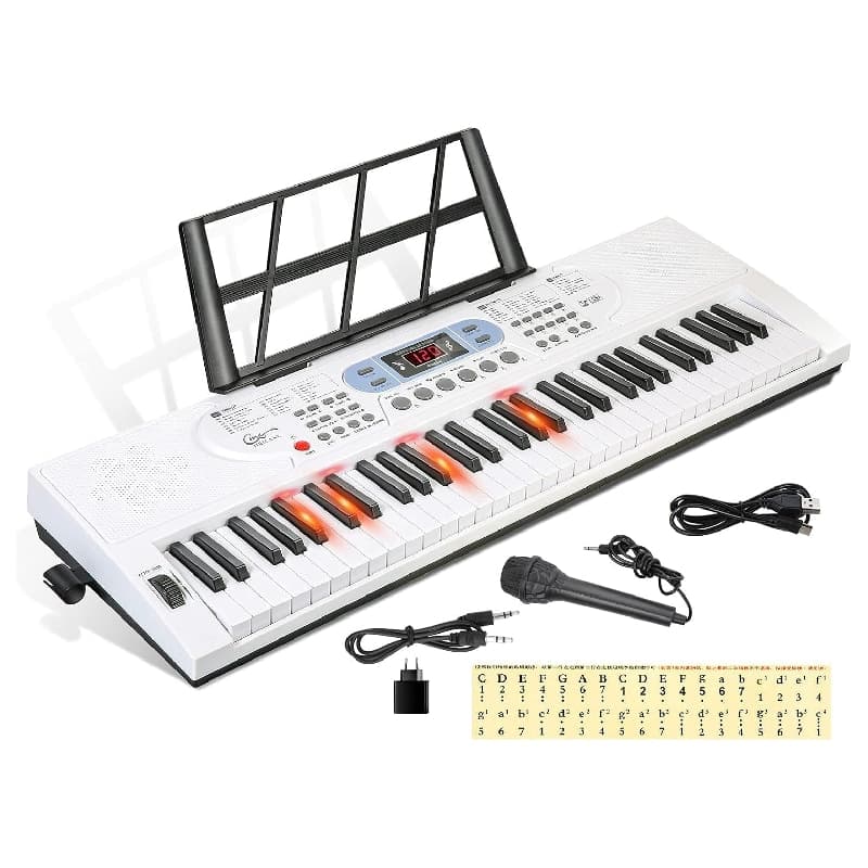 Piano enfant 61 touches Hricane avec microphone