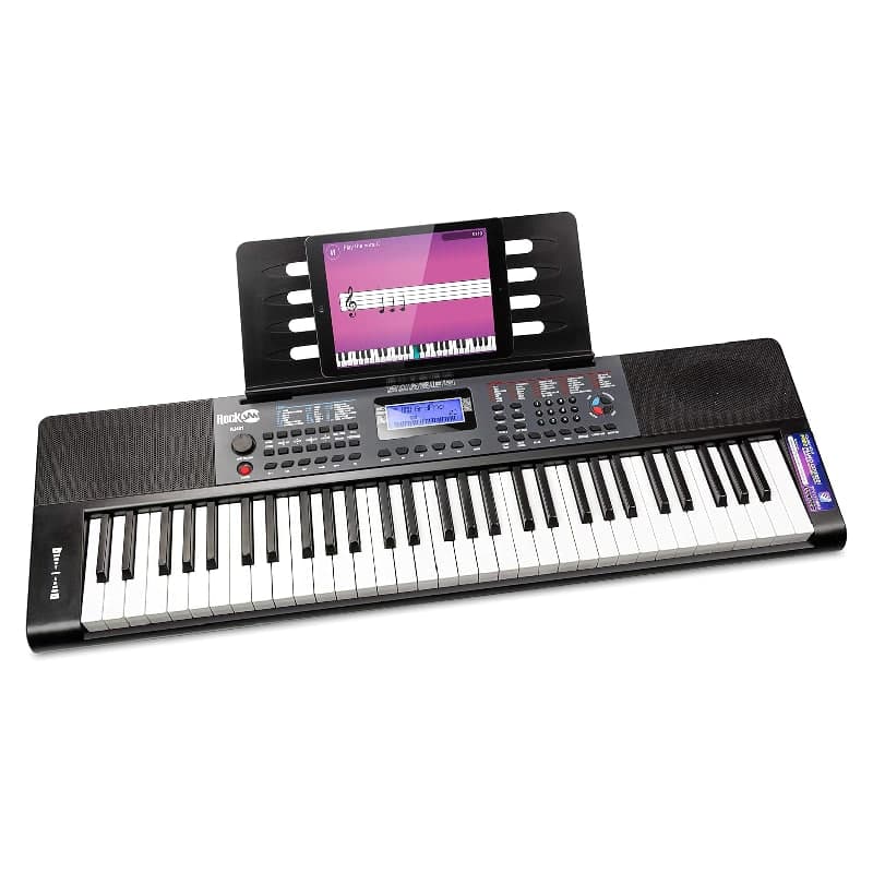 Piano enfant RockJam 61 touches LCD avec pitch bend