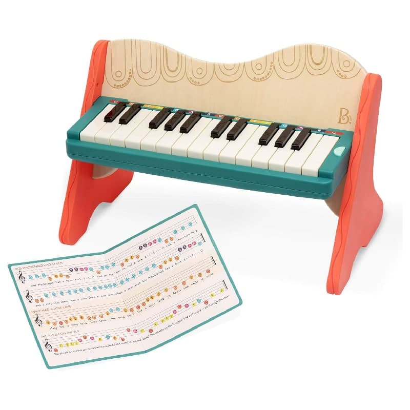 Piano jouet en bois pour enfant 25 touches