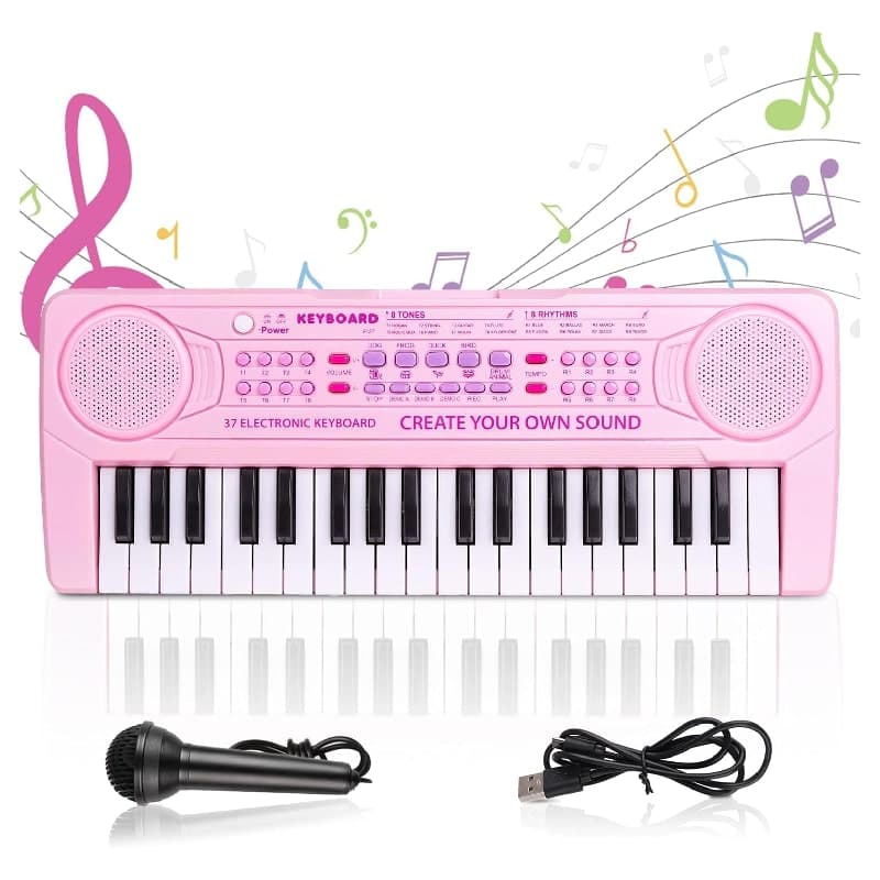 Piano pour enfants 37 touches électronique portable multifonctions