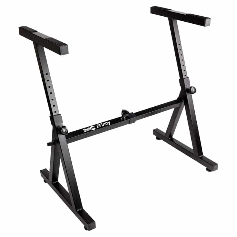 Support clavier RockJam robuste cadre Z réglable